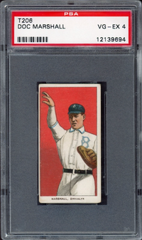 1909-11 T206 Piedmont Doc Marshall PSA VG-EX 4