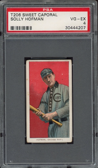 1909-11 T206 Sweet Caporal Solly Hofman PSA VG-EX 4