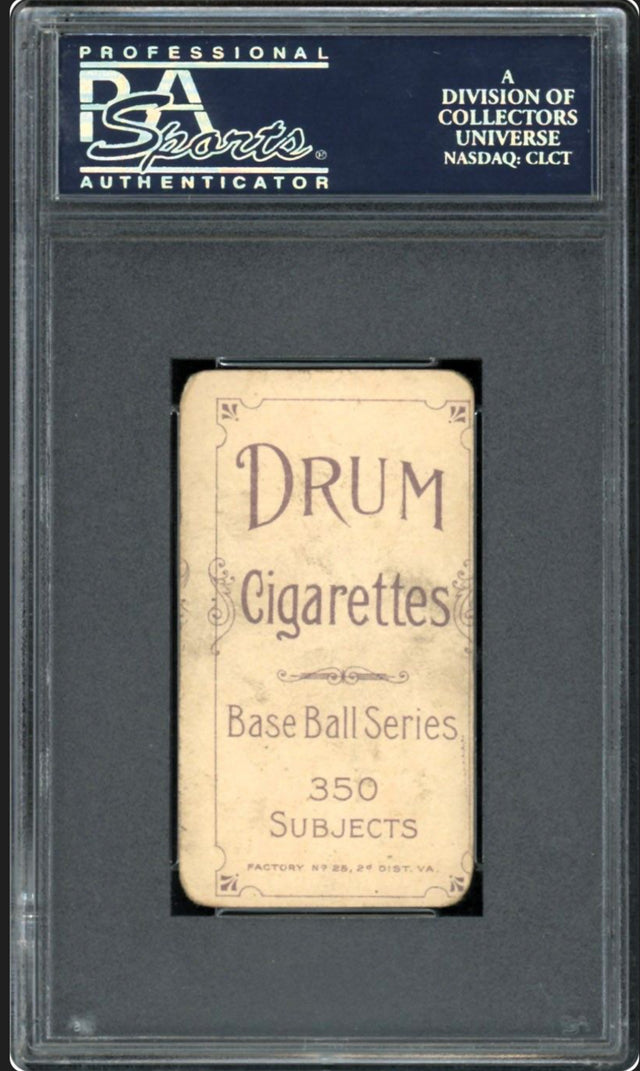 1909-11 T206 Drum Sam Crawford With Bat PSA 2