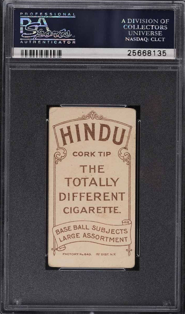 1909-11 T206 Hindu Brown Orval Overall PSA 3