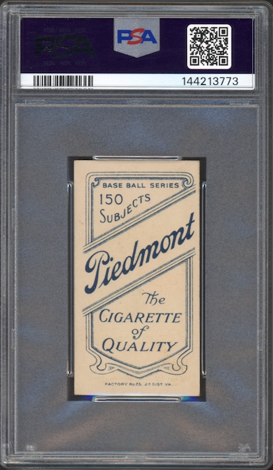 1909-11 T206 Piedmont 150 Vive Lindaman PSA EX-MT 6 MC