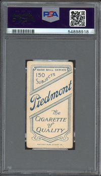 1909-11 T206 Piedmont 150 Walter Johnson Portrait PSA GOOD+ 2.5