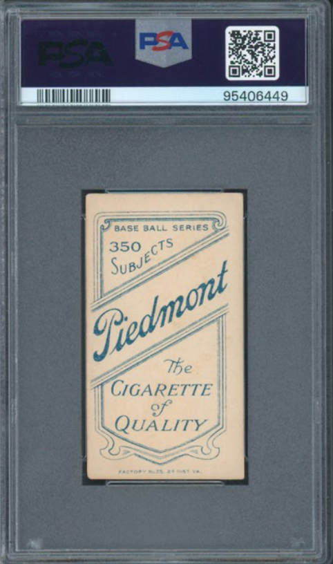 1909-11 T206 Piedmont 350 Batting Danny Murphy PSA 4