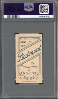 1909-11 T206 Piedmont 350 Bill Carrigan PSA VG-EX 4