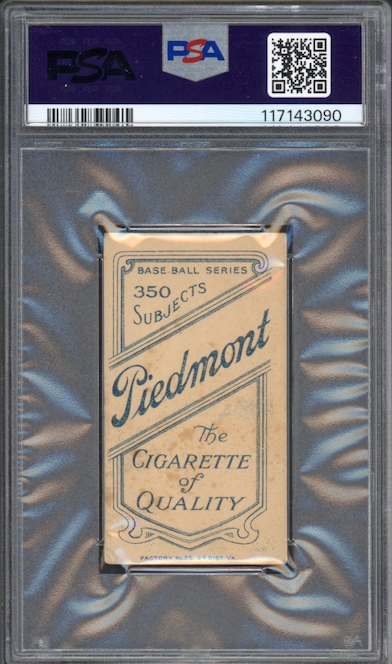 1909-11 T206 Piedmont 350 Billy Purtell PSA VG 3