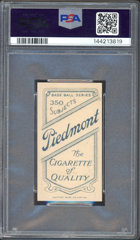 1909-11 T206 Piedmont 350 Bob Groom PSA EX 5