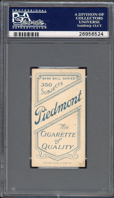 1909-11 T206 Piedmont 350 Bobby Byrne PSA VG 3