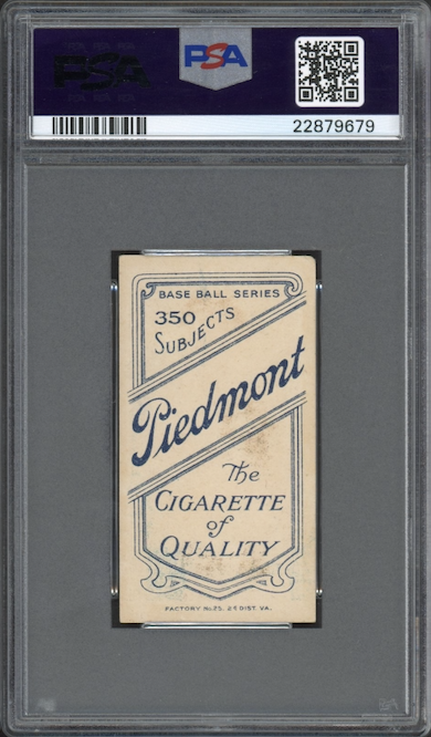 1909-11 T206 Piedmont 350 Christy Mathewson Dark Cap PSA EX 5