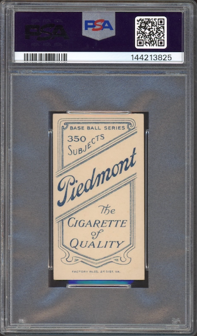 1909-11 T206 Piedmont 350 Clyde Milan PSA EX 5