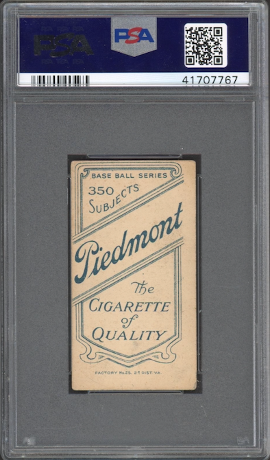 1909-11 T206 Piedmont 350 Monte Cross PSA VG 3