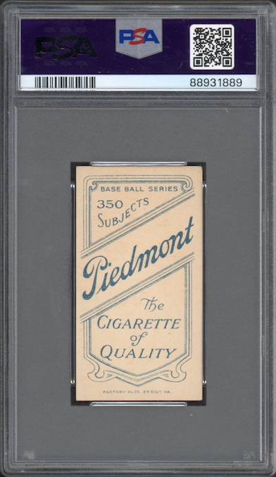1909-11 T206 Piedmont 350 Sam Strang PSA VG-EX 4
