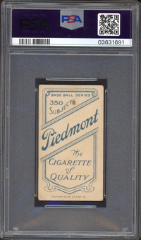 1909-11 T206 Piedmont 350 Ty Cobb Bat On Shoulder PSA EX 5