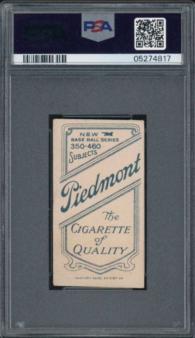 1909-11 T206 Piedmont Ty Cobb Bat Off Shoulder PSA VG-EX 4