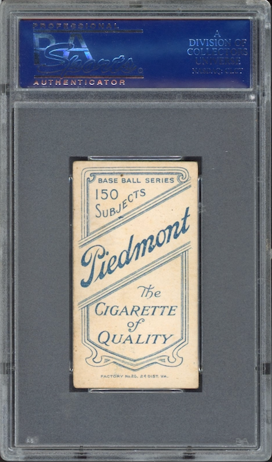 1909-11 T206 Piedmont Jim Delahanty - Delehanty - Washington PSA VG-EX 4