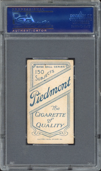 1909-11 T206 Piedmont Jim Delahanty - Delehanty - Washington PSA VG-EX 4