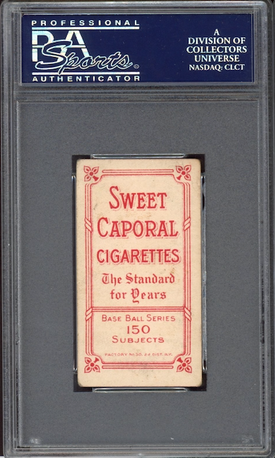 1909-11  T206 Sweet Caporal 150/30 Fred Jacklitsch PSA VG 3