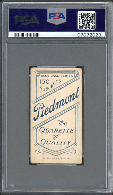 1909-11 T206 Sweet Caporal 150 Ty Cobb Bat On Shoulder PSA VG-EX 4