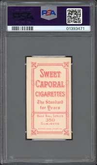 1909-11 T206 Sweet Caporal 350/25 Eddie Collins Philadelphia PSA NM 7