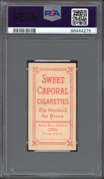 1909-11 T206 Sweet Caporal 350/30 Art Kruger Krueger PSA VG-EX 4