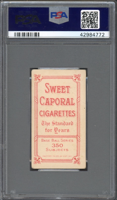 1909-11 T206 Sweet Caporal 350/30 Bill Dineen, Dinneen PSA VG 3