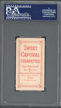 1909-11 T206 Sweet Caporal 350/30 Bob Rhoades - Rhoads, Hands at Chest PSA VG-EX 4