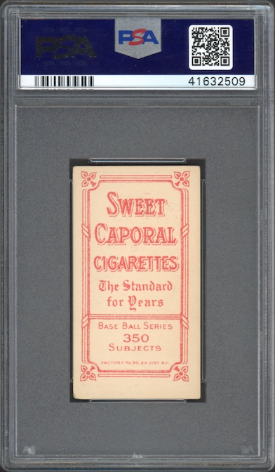 1909-11 T206 Sweet Caporal 350/30 Ira Thomas PSA VG-EX 4