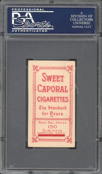 1909-11 T206 Sweet Caporal Boss Schmidt Throwing PSA VG 3