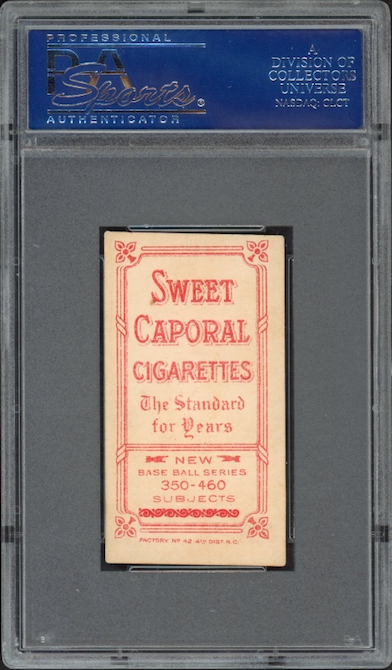 1909-11 T206 Sweet Caporal Fred Merkle - Throwing PSA VG-EX 4