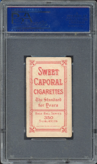 1909-11 T206 Sweet Caporal Ray Demmitt - New York PSA VG-EX 4