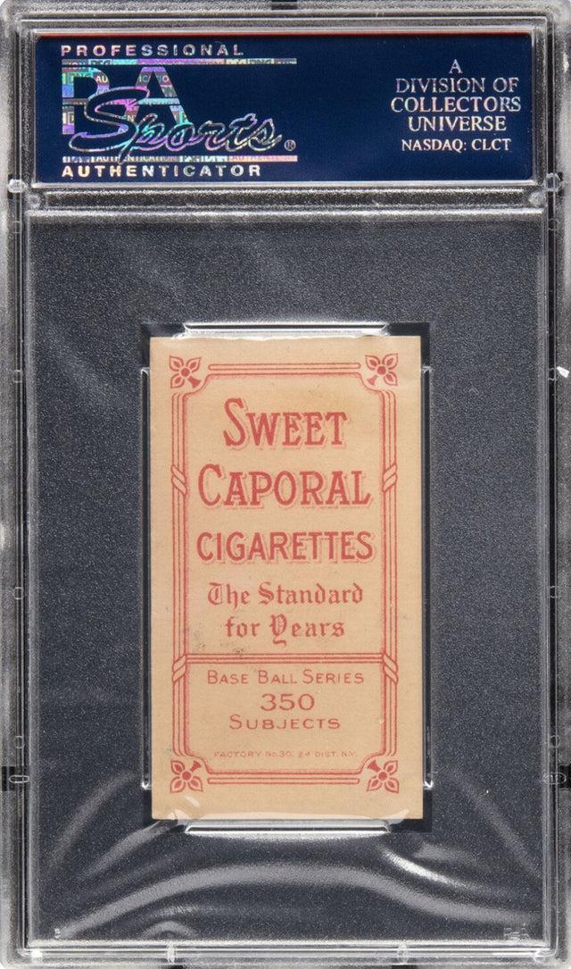 1909-11 T206 Sweet Caporal Roger Bresnahan With Bat PSA NM 7