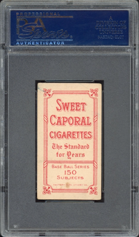 1909-11 T206 Sweet Caporal Rube Manning - Batting PSA VG-EX 4