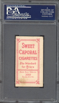 1909-11 T206 Sweet Caporal Simon Nichols - Nicholls, Batting PSA VG-EX 4