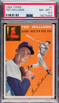 1954 Topps #1 Ted Williams PSA NM-MT+ 8.5