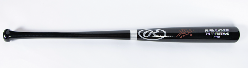 Tyler Freeman Signed Rawlings Bat (Colorado Rockies) - JSA Authenticated