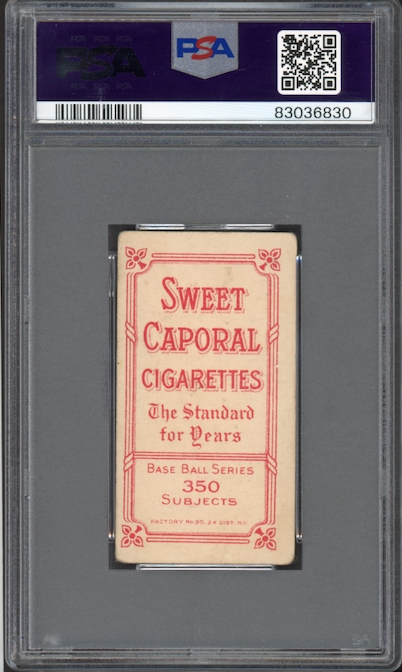 1909-11 T206 Sweet Caporal 350/30 Cy Young Cleveland, Portrait PSA GOOD+ 2.5