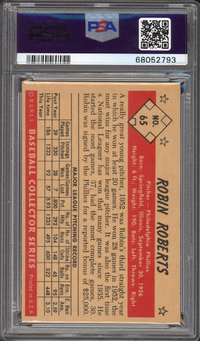 1953 Bowman Color #65 Robin Roberts PSA NM-MT 8