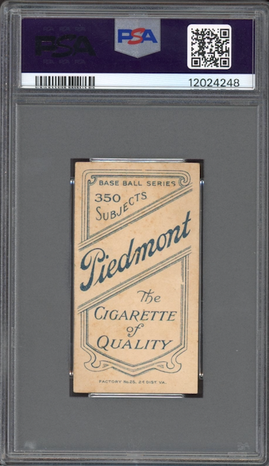 1909-11 T206 Piedmont 350 Eddie Collins Philadelphia PSA EX-MT 6